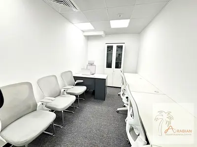 Corporate Offices with Elegant Reception & Lounge Area | Near METRO- BURJUMAN Station | Prime Location