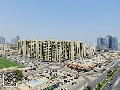 Spacious 1 bed hall (1115 sqft) with built-in wardrobe in Rashidiya Tower