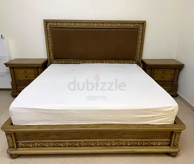FULL bedroom for sale ( Malaysian wood )