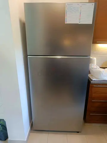 Samsung 500ltr Stainless Steel Top Freezer Refrigerator - Good Condition