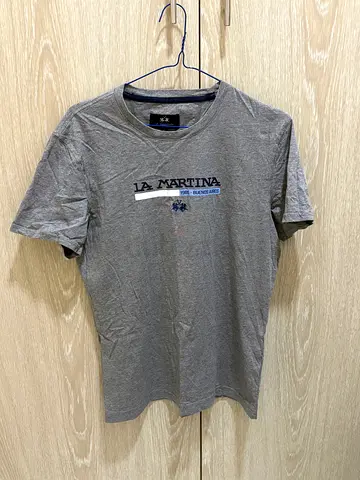 La Martina grey men's T-shirt size S, lightly used