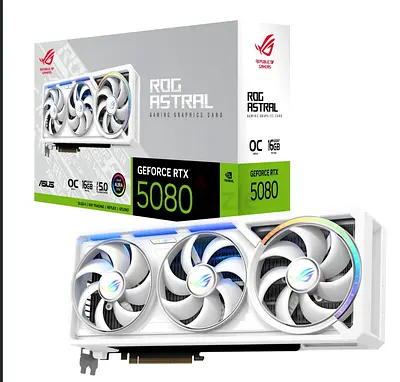 5080 OC ASUS ASTRAL WHITE ROG