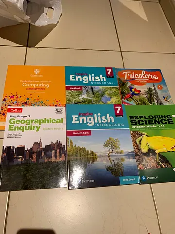Grade6 yr7 textbooks available