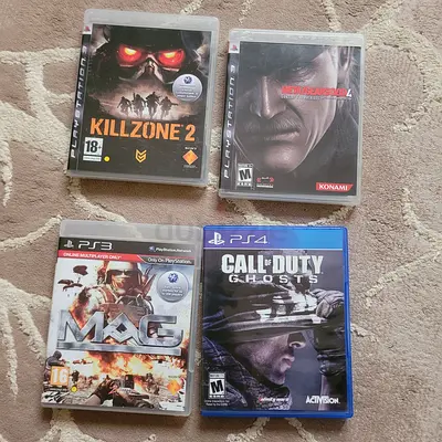 Bundle of 4 Shooter Games - PS3 & PS4 (Killzone 2, M.A.G., Silent Hill, Call of Duty: Ghosts)