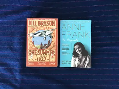 2 HISTORICAL BIOGRAPHY BOOKS