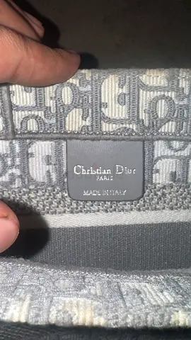 Christian Dior Oblique Canvas Tote - Grey, Made in Italy
