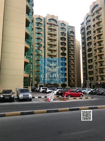 Hot Offer Lowest price/One Bedroom 1BHK Garden & Amazing View For Sale At Prime Location of Rashidiya Towers