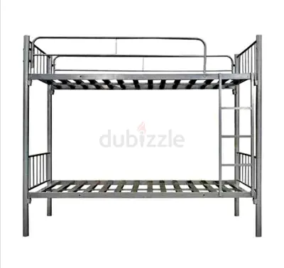 BUNK BED HEAVY DUTY GREY COLOR 90X190 CM