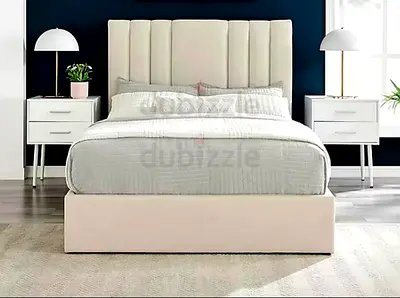 Queen Siza velvet bed with madical mattress