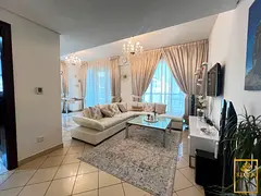 Furnished 1BR | Golf Tower 1 | Balcony & Garden View