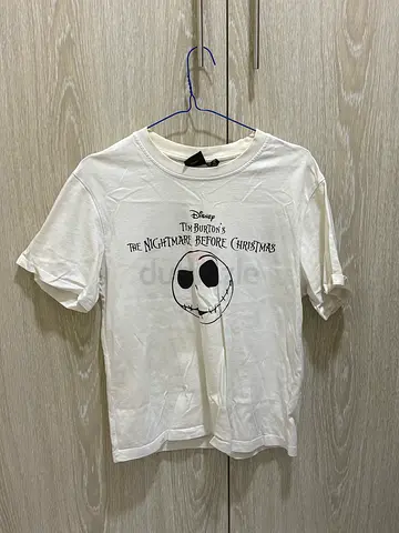 White 'The Nightmare Before Christmas' Jack Skellington T-shirt - 2XS