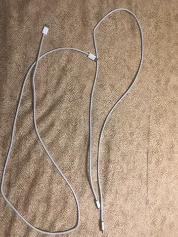 Two Apple Lightning type C Charging Cables - used