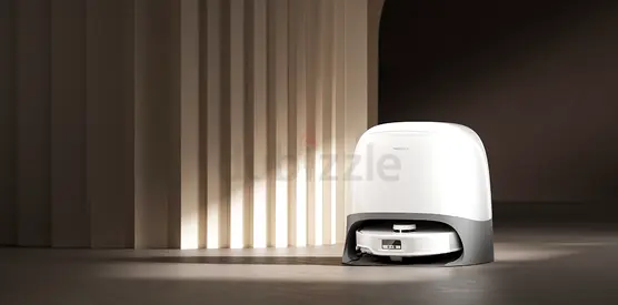 Ai-Robot Vacuum Cleaner with Auto-Empty Dock - White