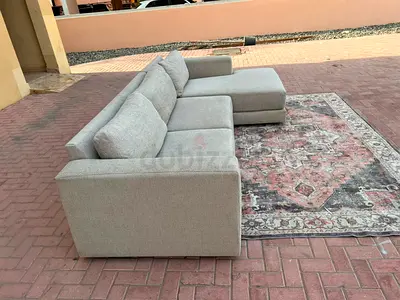 Crate&barrel peyton sectional 2 peice sofa