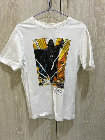 White Star Wars Darth Vader Graphic T‑shirt - Size S