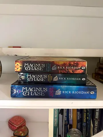 Magnus chase triology by Rick riordan