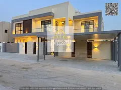 A luxurious villa featuring a 5,000 sq. ft. plot and a 6,705 sq. ft. built-up area. It includes 7 ma
