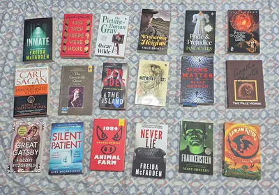 Collection of books (thriller, self help, fantasy) URGENT SALE
