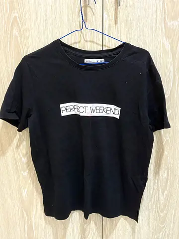 Black 'Perfect Weekend' Graphic T‑Shirt - Men's Medium