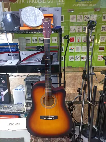 41 inch Sunburst Acoustic Guitar - Good Condition