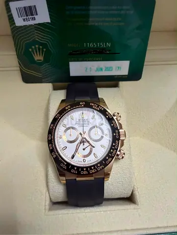 Rolex Cosmograph Daytona 116515LN Oysterflex