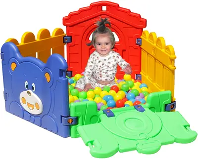Kids baby fence with 100 balls