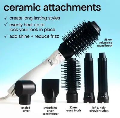 BondiBoost Multi-Styler with Ceramic Attachments