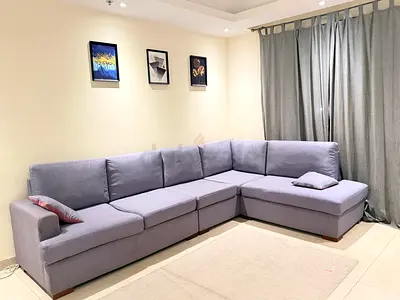 Sofa - L Shape - Seats 8–10 | Washable Covers | AED 240