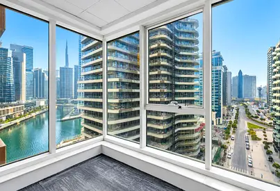 Fitted | Unfurnished | Canal and Burj khalifa View