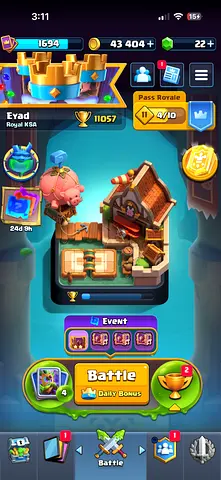 Clash royal + clash of clans account