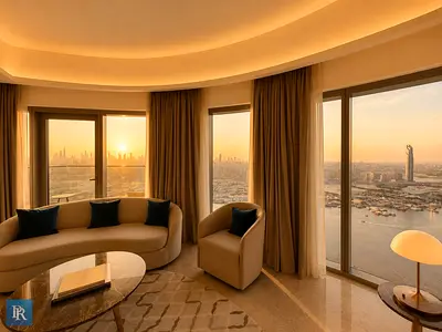 2 Bedroom Apartment for Sale | Address Harbour Point | Burj Khalifa View