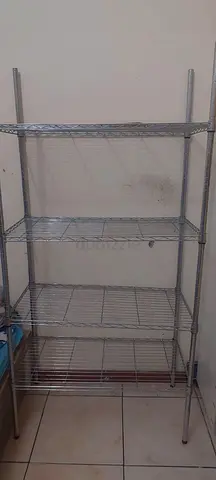 4-Tier Stainless steel Stand Shelving Unit