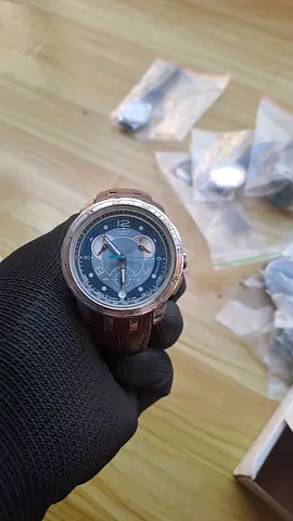 Rare Swatch Irony Retrograde ICE BORDER YRS416 Swiss Watch 42MM 2008 model used watch