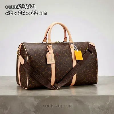 Louis Vuitton Monogram Keepall 45 Duffel Bag - Brown