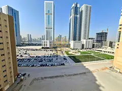 Sea view park view 2 bhk just 42k balcony ready to move wardrobes near family park