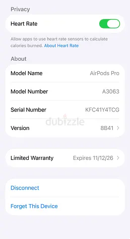 Apple AirPods Pro 3— Good working condition, comes paired with Warranty