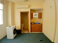 Spacious studio available Al nabba only for families split ac central gas family building only 13k.