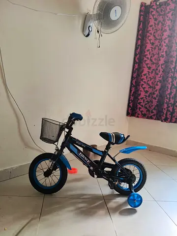 Kids 12-inch Bicycle with Training Wheels and Basket - Good Condition