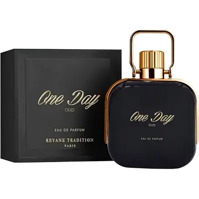 One Day Oud Eau de Parfum by Reyane Tradition - 100ml (Black/Gold)