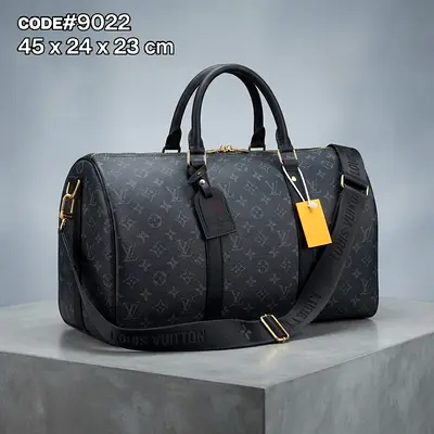 Lv Black  Duffel Bag - Large 45x24x23 cm