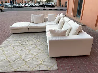 5_ piece's Modular Marina Home Sofa with footstool