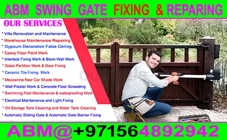 Swing Gate Opener Fixing Company in Dubai Ajman Sharjah