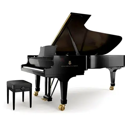 Renewed STEINWAY & SONS D-274 Concert Grand Piano – Black | Exceptional Condition