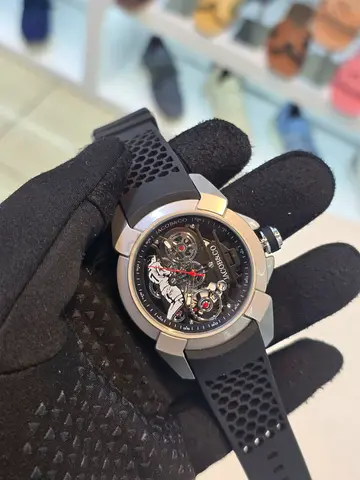 Jacob & Co. Inspired Luxury Skeleton Automatic Watch – Black Sport Design