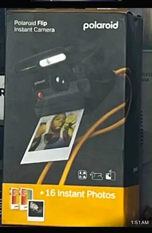 Polaroid Flip Instant Camera + 16 Instant Photos (Brand New in Box)