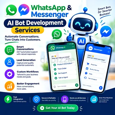 WhatsApp & Messenger AI Bot Development Services