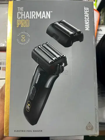 MANSCAPED The Chairman Pro Electric Foil Face Shaver & Trimmer Kit (Brand New)