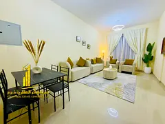 Luxury apartment, second occupancy. Two bedrooms, living room, and open balcony. Ajman, Al Nuaimiya.