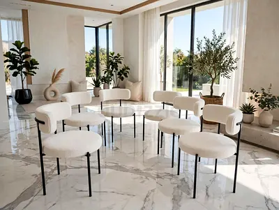 Available high quality dining chairs six pices