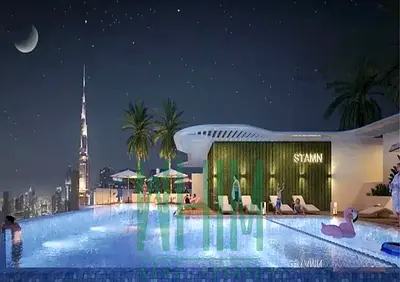استوديو مطل على برج خليفة | مفروش | شرفة | ستان ون جميرا جاردن سيتي
